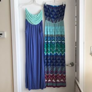 2 stretchy maxi dresses for summer!